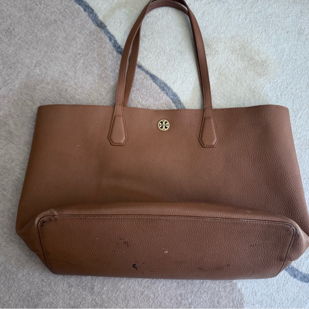 Brown Leather Tote Bag